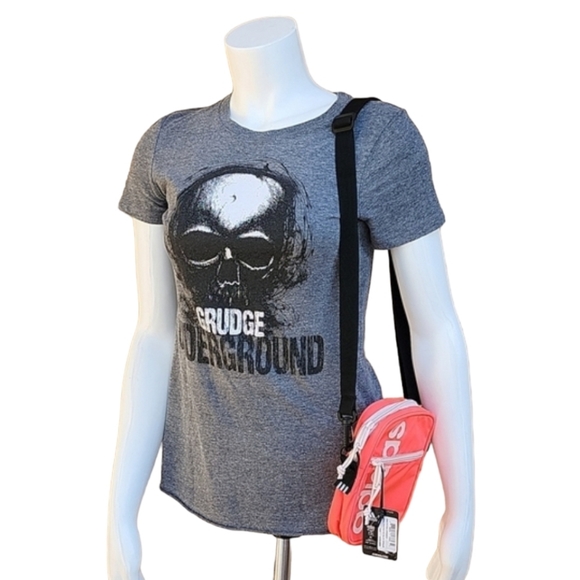 adidas Core Festival Mini Crossbody Bag Travel Running RARE Neon Pink Signal - Picture 15 of 16